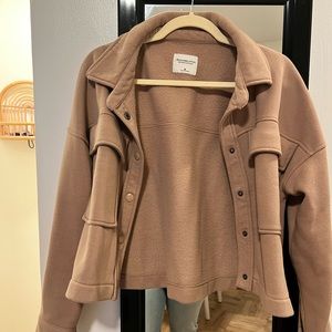 Abercrombie cropped sweater jacket